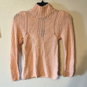 NWT Express XS Pink Crotched Sweater